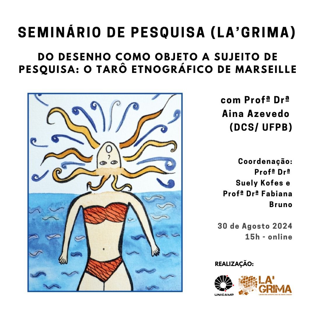 Seminário "Do desenho como objeto a sujeito de pesquisa: o tarô etnográfico de Meseille"